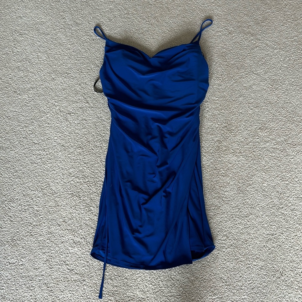 Royal blue formal dress